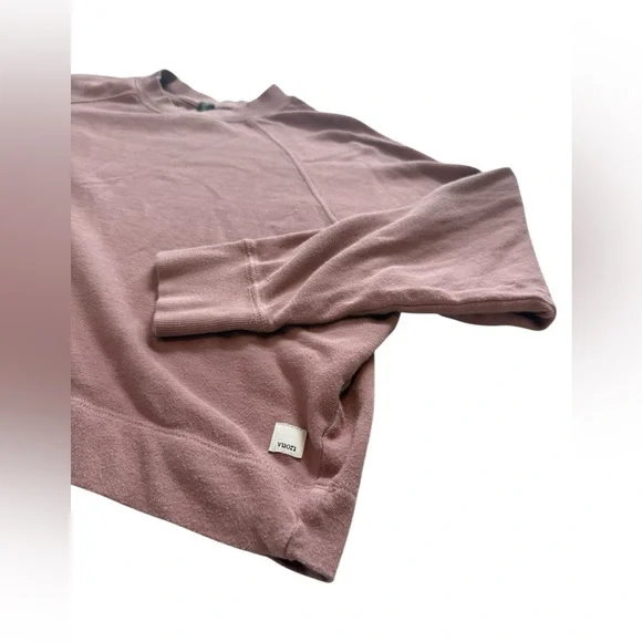 Vuori Sunnyside Crewneck Sweatshirt in Mauve Size Small - Picture 4 of 7